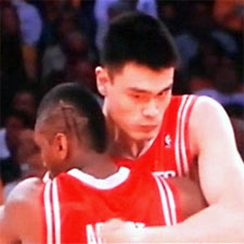 Yao Ming and Ron Artest - Houston Rockets 44 Years of Tradition