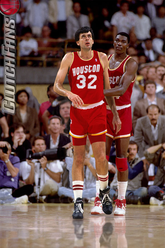 Kevin McHale in a Houston Rockets uniform