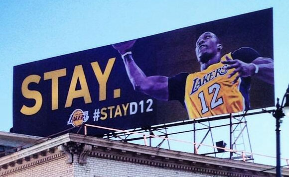Dwight Howard Lakers billboard