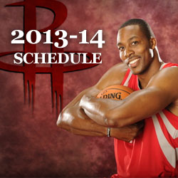 Houston Rockets 2013-14 Schedule