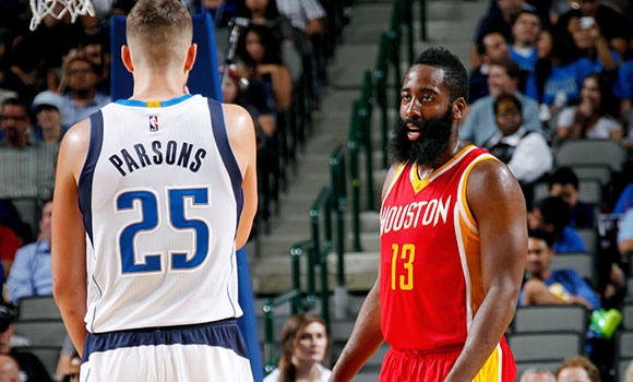 James Harden and Chandler Parsons
