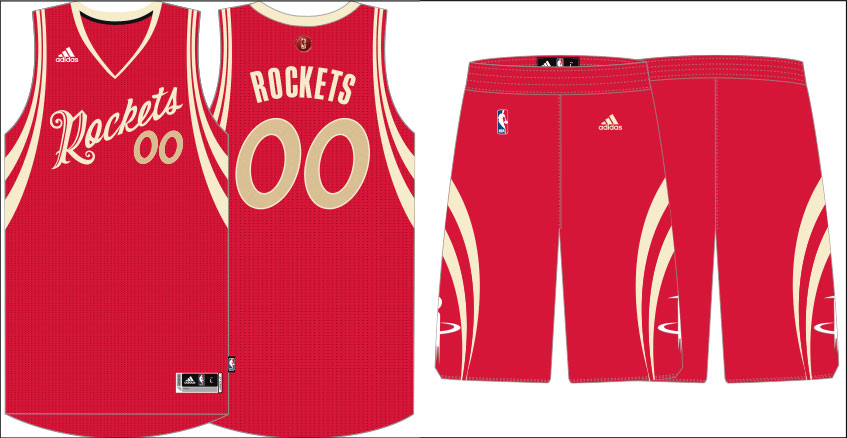 Houston Rockets Christmas Day Jerseys