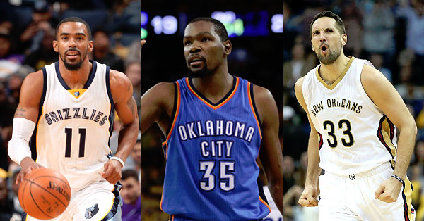 NBA Free Agents 2016 Mike Conley Kevin Durant Ryan Anderson