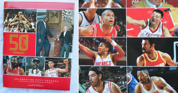 Houston Rockets 50th Anniversary Team History Book